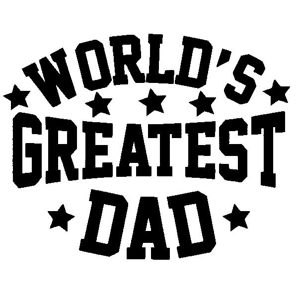 Fathers Day - Car Vinyl Sticker Crafty Greeting Card - Fathers Day Bundle (B54)