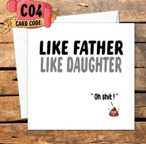 Crafty Greeting Card - Fathers Day (C04)