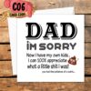 Fathers Day Cards - 06 Crafty Greeting Card - Fathers Day Bundle (B06)