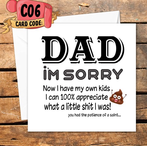 Crafty Greeting Card - Fathers Day (C06)