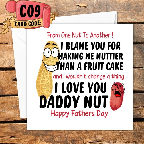 Fathers Day Cards - 09 Crafty Greeting Card - Fathers Day Bundle (B09)