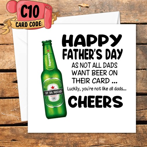 Crafty Greeting Card - Fathers Day (C10)
