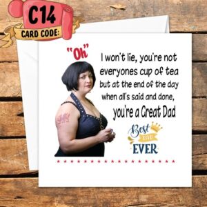 Crafty Greeting Card - Fathers Day (C14)