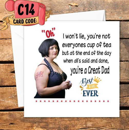 Crafty Greeting Card - Fathers Day (C14)