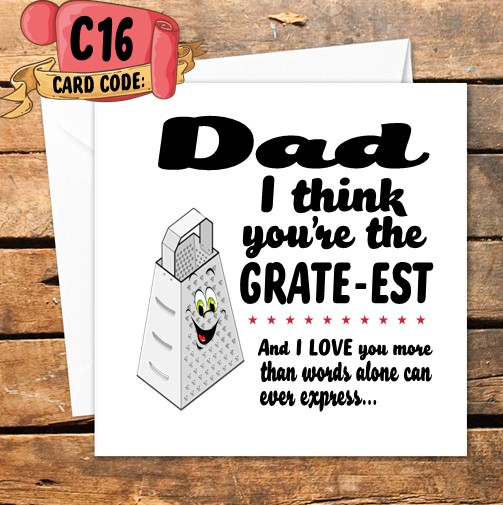 Crafty Greeting Card - Fathers Day (C16)