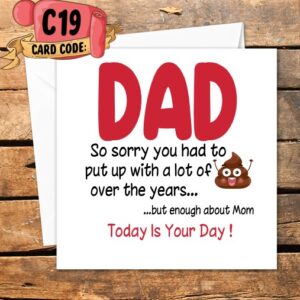 Crafty Greeting Card - Fathers Day (C19)