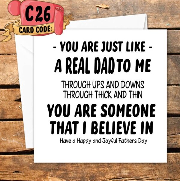 Crafty Greeting Card - Fathers Day (C26)