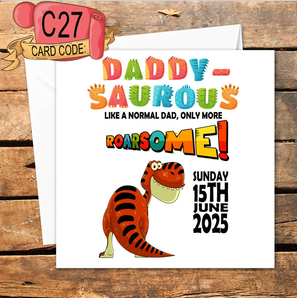 Crafty Greeting Card - Fathers Day (C27)