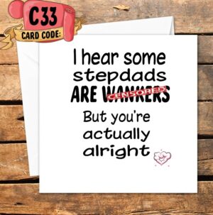 Crafty Greeting Card - Fathers Day (C33)