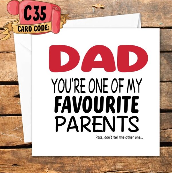 Crafty Greeting Card - Fathers Day (C35)