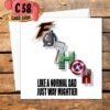 Fathers Day Cards - 58 Crafty Greeting Card - Fathers Day Bundle (B58)