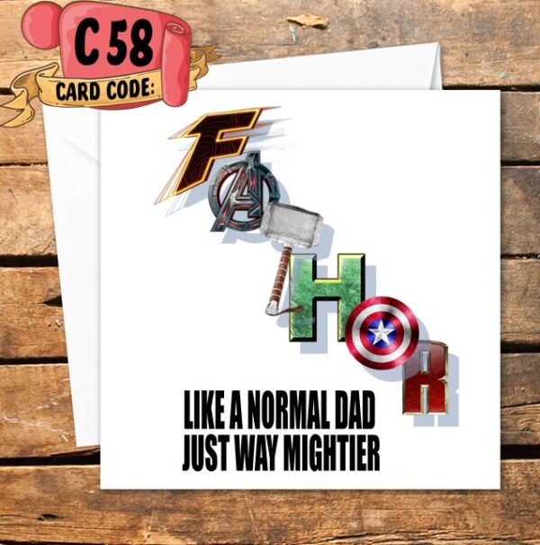 Fathers Day Cards - 58 Crafty Greeting Card - Fathers Day Bundle (B58)