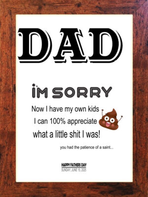 Picture Perfect - Fathers Day Print (C06)