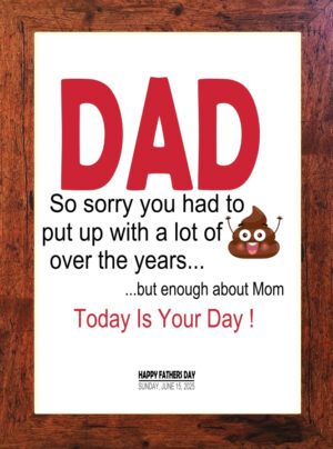 Picture Perfect - Fathers Day Print (C19)