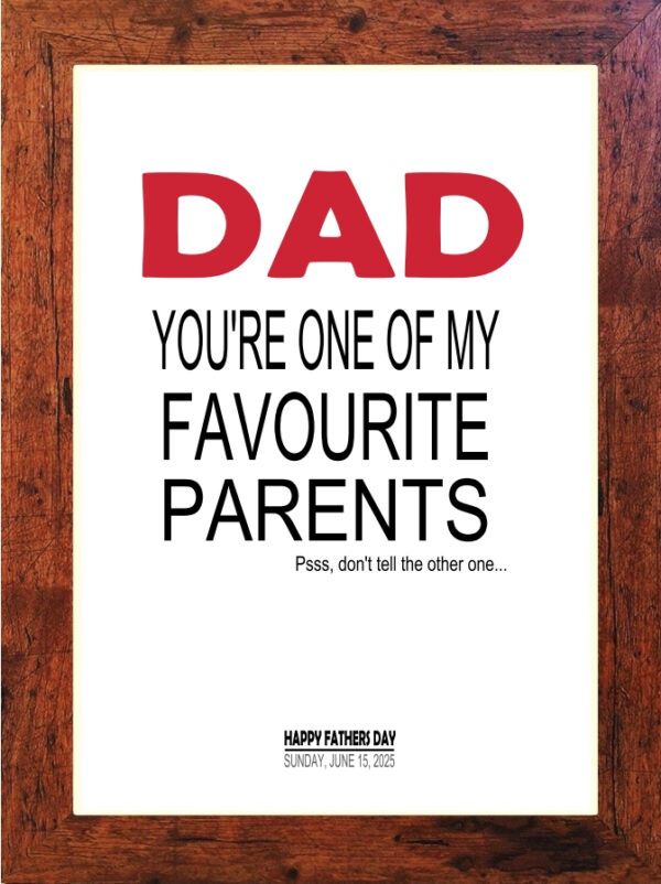 Picture Perfect - Fathers Day Print - C35