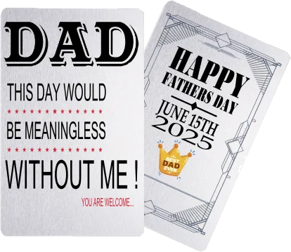 Fathers Day - Wallet Keepsake 11