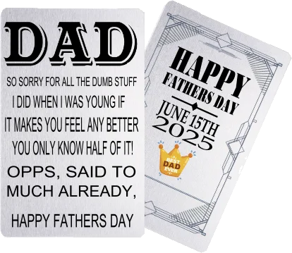Crafty Greeting Card - Fathers Day Bundle (B12)