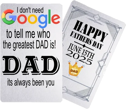 Fathers Day - Wallet Keepsake 23