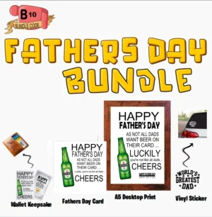 Crafty Greeting Card - Fathers Day Bundle (B10)