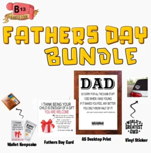 Crafty Greeting Card - Fathers Day Bundle (B13)