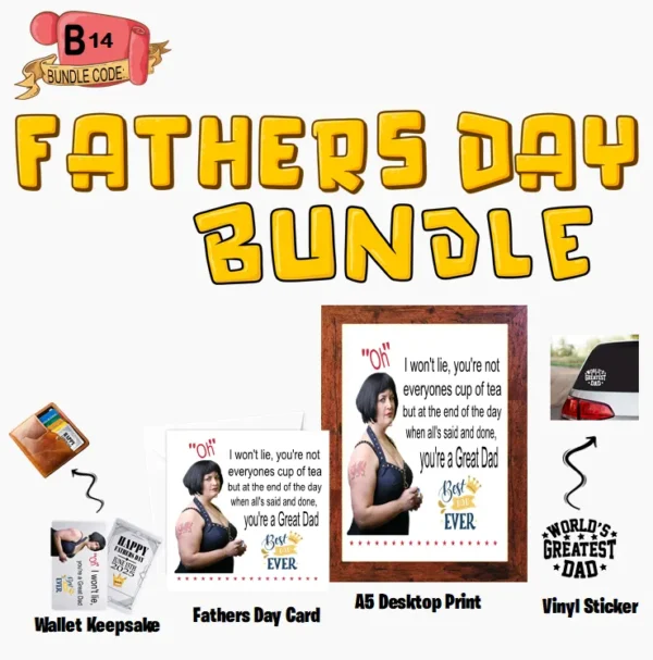 Crafty Greeting Card - Fathers Day Bundle (B14)