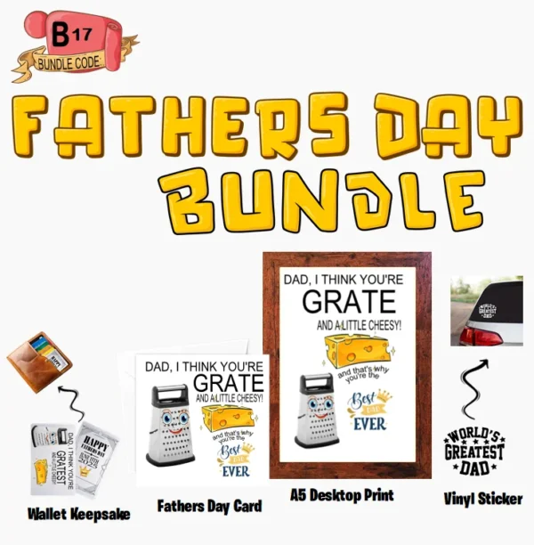 Crafty Greeting Card - Fathers Day Bundle (B17)