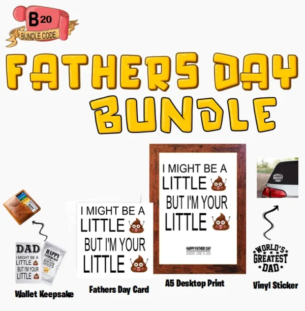 Crafty Greeting Card - Fathers Day Bundle (B20)
