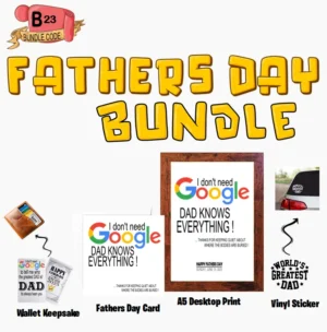 Crafty Greeting Card - Fathers Day Bundle (B23)