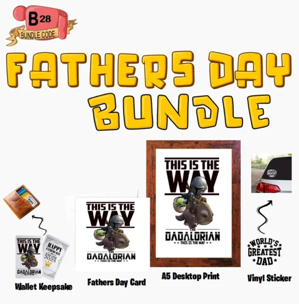 Crafty Greeting Card - Fathers Day Bundle (B28)