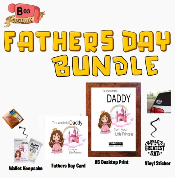 Crafty Greeting Card - Fathers Day Bundle (B03)