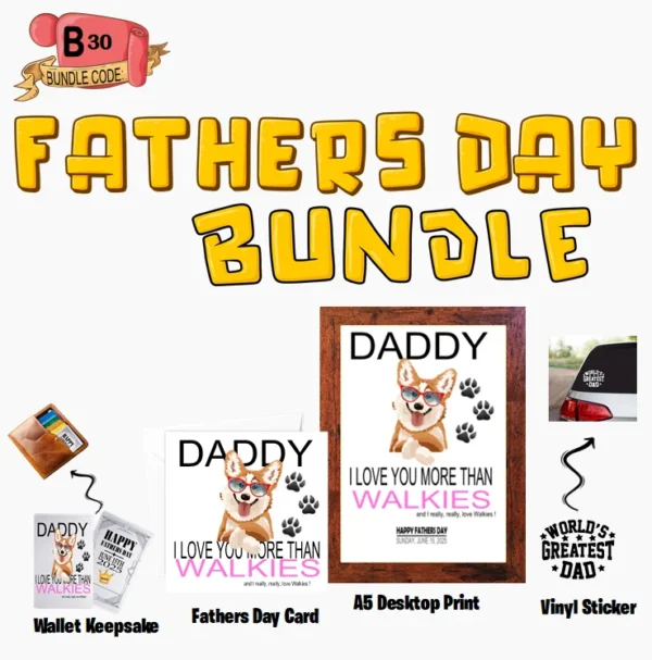 Crafty Greeting Card - Fathers Day Bundle (B30)