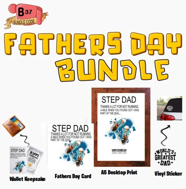 Crafty Greeting Card - Fathers Day Bundle (B37)