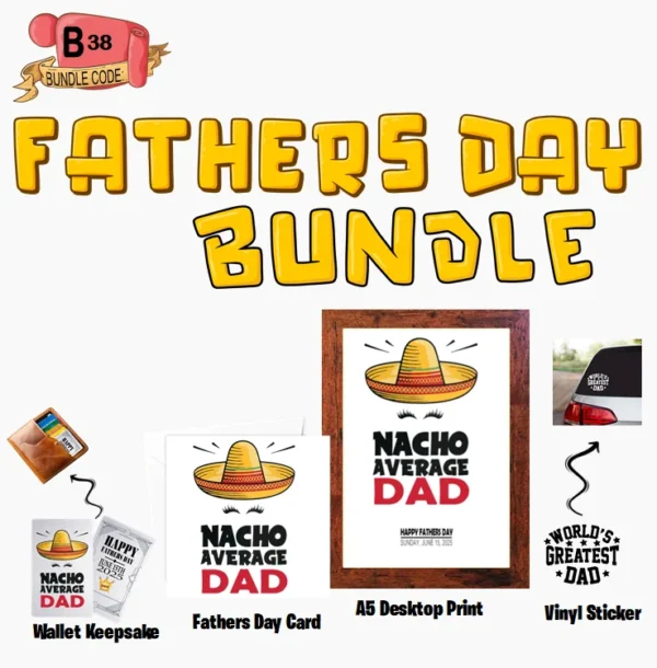 Crafty Greeting Card - Fathers Day Bundle (B38)