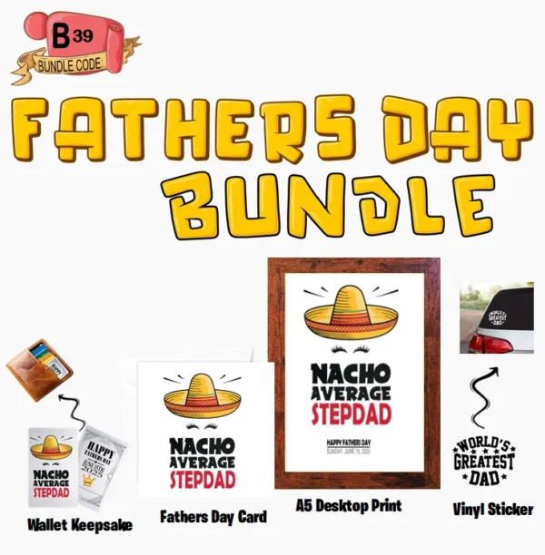 Crafty Greeting Card - Fathers Day Bundle (B39)