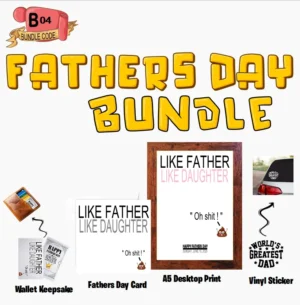 Crafty Greeting Card - Fathers Day Bundle (B04)