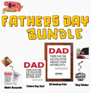 Crafty Greeting Card - Fathers Day Bundle (B40)