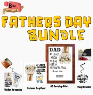 Crafty Greeting Card - Fathers Day Bundle (B43)