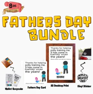 Crafty Greeting Card - Fathers Day Bundle (B05)