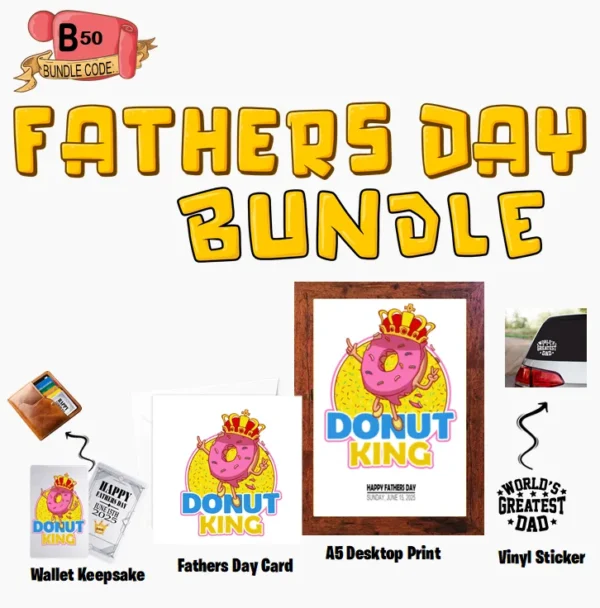 Crafty Greeting Card - Fathers Day Bundle (B50)