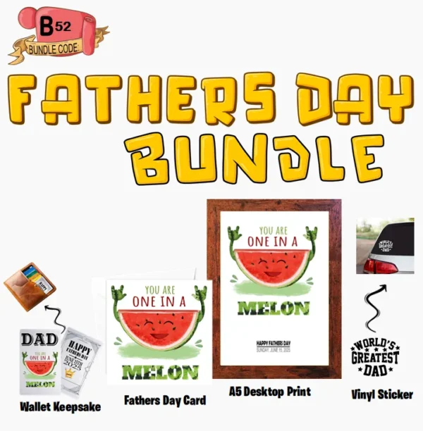 Crafty Greeting Card - Fathers Day Bundle (B52)