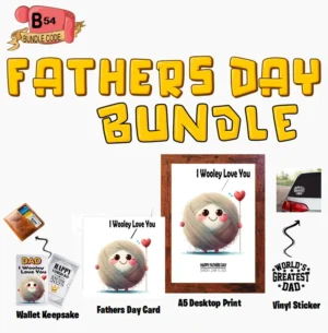 Crafty Greeting Card - Fathers Day Bundle (B54)