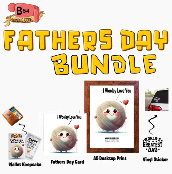 54 Crafty Greeting Card - Fathers Day Bundle (B54)