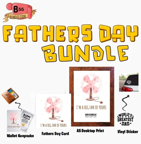 Crafty Greeting Card - Fathers Day Bundle(B55)