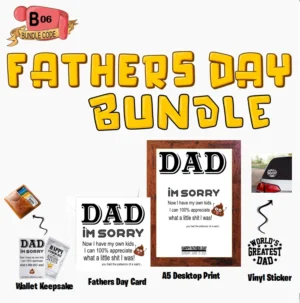 Crafty Greeting Card - Fathers Day Bundle (B06)
