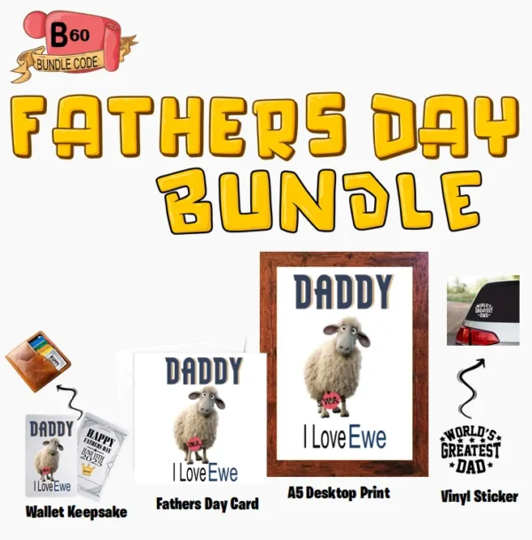Crafty Greeting Card - Fathers Day Bundle (B60)