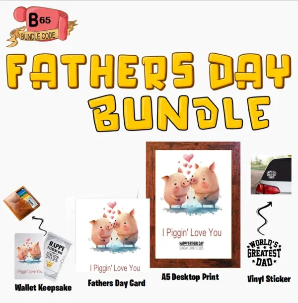 65 Crafty Greeting Card - Fathers Day Bundle (B65)