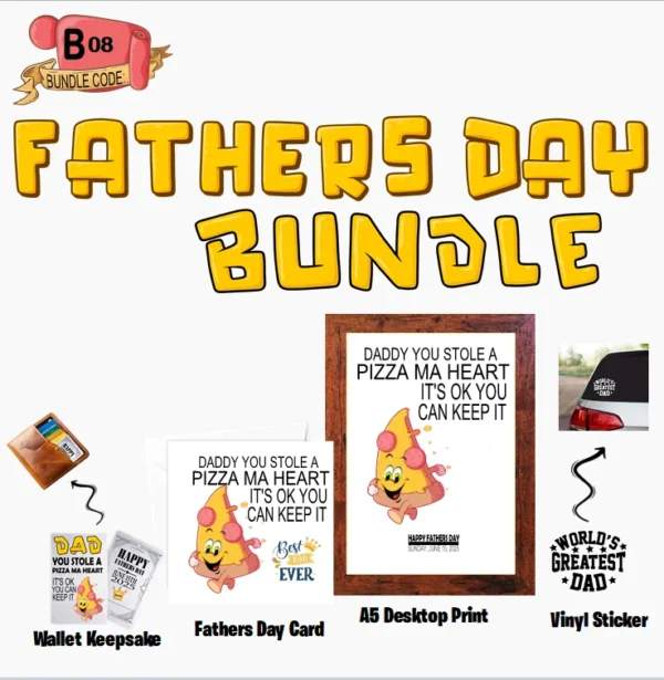 Crafty Greeting Card - Fathers Day Bundle (B08)