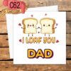 Fathers Day Cards - 62 Crafty Greeting Card - Fathers Day Bundle (B62)