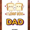Fathers Day Print - Mock Up - 62 Crafty Greeting Card - Fathers Day Bundle (B62)