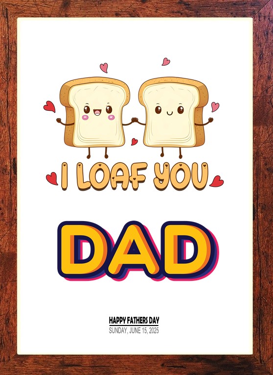 Fathers Day Print - Mock Up - 62 Crafty Greeting Card - Fathers Day Bundle (B62)